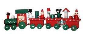 Trem Madeira Trenzinho - Decoração de Natal