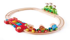 Trem Musical com Xilofone e Macacos - Brinquedo Educativo para Crianças (18m+)