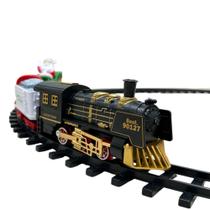 Trem natalino c/luz e som c/suporte p/arvore 88cm 13940 Trem natalino c/luz e som c/suporte p/arvore 88cm 13940
