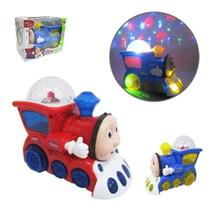Trem Trenzinho Bate e Volta Com Som e Luz + Globo Giratório Colors A Pilha Na Caixa. Trem Trenzinho Bate e Volta Com Som e Luz + Globo Giratório Colors A Pilha Na Caixa.