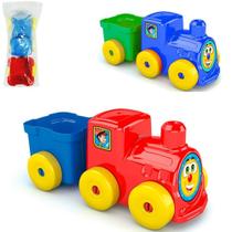 Trem/Trenzinho Piui Vagao Roda Livre 24X10X9,5Cm - Ggbplast brinquedos