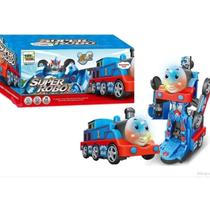 Trem Trenzinho Thomas Vira Robô Musical Com Luz E Som Cor Sortidos