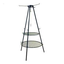 Trempe Campeira Grande Fogo De Chão Com Grelha Dupla 175cm