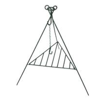 Trempe para Fogo de Chão com Grelha 1,24M de Altura Reforçado Papaleguas