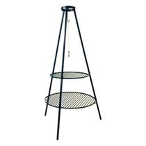 Trempe Tripe Grelha Campeira Desmontável Dupla 140cm
