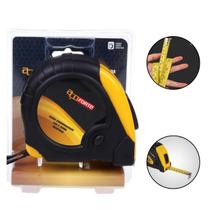 Trena 10 Metros 25 mm Emborrachada Aço Forte com 3 Travas