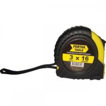 Trena 3Mt Emborrachado 16Mm Amarelo Fertak Trena 3Mt Emborrachado 16Mm Amarelo Fertak