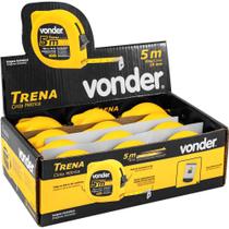 Trena 5 Metros Aço 19mm Trava Presilha Caixa 12 un Vonder Trena 5 Metros Aço 19mm Trava Presilha Caixa 12 un Vonder