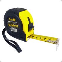 Trena 5 metros x 25mm bmax emborrachada de bolso com trava