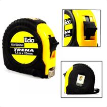 Trena 7,5mX25mm Ponta Imantada Emborrachada EDA Profissional Trena 7,5mX25mm Ponta Imantada Emborrachada EDA Profissional