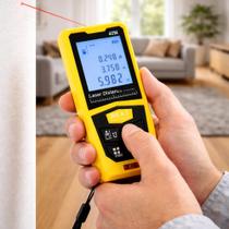 Trena A Laser Digital Medidor De Distancia Calculadora Profissional 40M BOM6544 Trena A Laser Digital Medidor De Distancia Calculadora Profissional 40M BOM6544