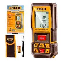 Trena A Laser HLDD0708 Ingco 0,0570M Precisão 2mm Funções Pitágoras Área Volume E Medição Contínua Plástico ABS Reforçado IP54 Construção Engenharia