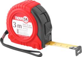 Trena aço 3mx16mm curta emborrachado - Nove54