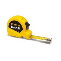 Trena Básica Amarela 5 Metros com Freio Manual em Aço Stanley Trena Básica Amarela 5 Metros com Freio Manual em Aço Stanley