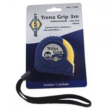 Trena Brasfort Emborrachada Grip 3M/16Mm Com Trava 7758 Trena Brasfort Emborrachada Grip 3M/16Mm Com Trava 7758