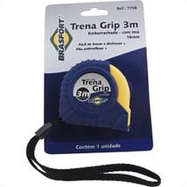 Trena Brasfort Emborrachada Grip 3M/16Mm Com Trava 7758 Trena Brasfort Emborrachada Grip 3M/16Mm Com Trava 7758