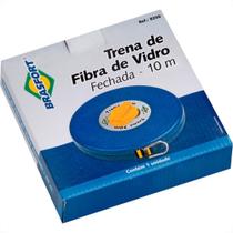 Trena Brasfort Fechada Fibra 10M 8248 Trena Brasfort Fechada Fibra 10M 8248