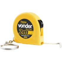 Trena Chaveiro de aço 2,0 m x 6,0 mm, Vonder OstenVonder Trena Chaveiro de aço 2,0 m x 6,0 mm, Vonder OstenVonder