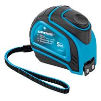 Trena curta 5 m, 25mm, leitura em mm e pol., fita metal, parada automatica, 1 pc // gross