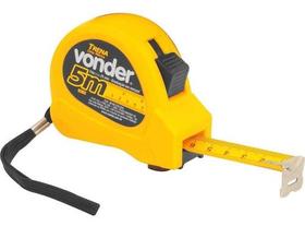 Trena Curta De Aço 5 Metros X 2,5cm Vonder Medições