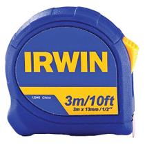 Trena Curta Irwin 3 M 13 Mm Aço Nylon Ergonomica Com Trava E Freio Trena Curta Irwin 3 M 13 Mm Aço Nylon Ergonomica Com Trava E Freio