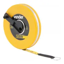Trena de Fibra Longa Caixa Fechada com 20 m - Vonder 38.69.200.620 Trena de Fibra Longa Caixa Fechada com 20 m - Vonder 38.69.200.620