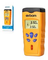 Trena Digital A Laser Com Nivel Em Bolha Horizontal Exbom Tem-D15