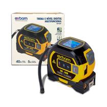 Trena Digital Laser 40M Com Fita Métrica Multifunções