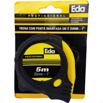 Trena Eda Emborrachada Profissional 5Mx25Mm Com Ima - 8Nk Trena Eda Emborrachada Profissional 5Mx25Mm Com Ima - 8Nk