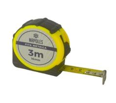 Trena emborrachada 3mx16mm com trava fita métrica suporte para cinto