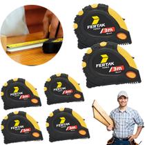 Trena Emborrachada 3mx16mm Profissional Fertak Kit Com 6 Un