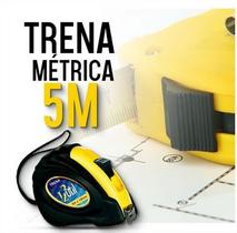 Trena Emborrachada 5m X 18mm Fita Larga C/ Trava Metrica