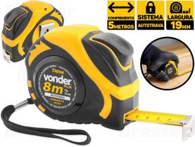 Trena Emborrachada De Aço Autotrava 8mts X 25 Mm Plus Vonder Trena Emborrachada De Aço Autotrava 8mts X 25 Mm Plus Vonder