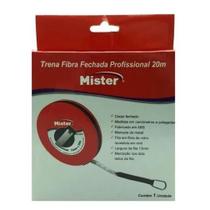 Trena Fibra Fechada Profissional 20mt Mister Trena Fibra Fechada Profissional 20mt Mister