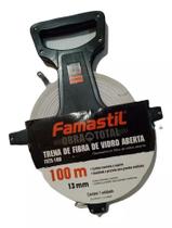 Trena Fibra Vidro 100Mtx13Mm T5-100 Manivela e Suporte Ideal para grandes medições Trena Fibra Vidro 100Mtx13Mm T5-100 Manivela e Suporte Ideal para grandes medições