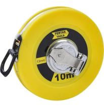 Trena fita de fibra em estojo de pvc 10m x 13mm