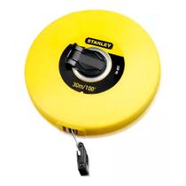Trena Fita De Fibra Longa Fechada C/ Trava 30MTS X 13MM Amarela 34262S Stanley