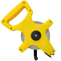 Trena Fita Métrica 50 Metros em Fibra de Vidro com Manivela Ponta Conica