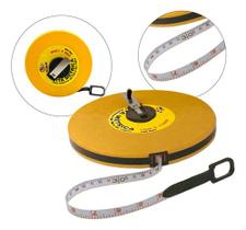 Trena Fita Métrica 50m X 13mm Fibra De Vidro