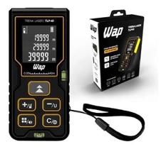 Trena Laser Digital 40 Metros A Pilha Aaa Tela Lcd Tlp40 Wap