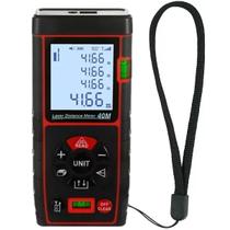 Trena Laser Digital 40 Metros Alta Precisao Profissional Medidor Distancia Calculo de Area Volume In Polegadas Ft Pes M² Metros Quadrados Portatil Mul