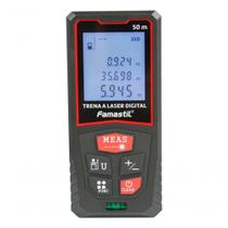 Trena Laser Digital 50m Com Cordão Famastil