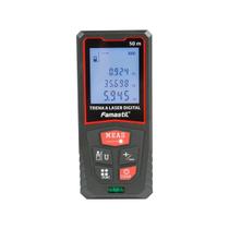 Trena Laser Digital 50M Profissional Com Cordão Famastil Trena Laser Digital 50M Profissional Com Cordão Famastil