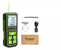 Trena Laser Digital 60m Laser Verde Bateria Recerregavel Huepar