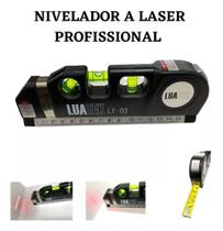 Trena Laser Enquadramento Nivel Digital 8 Metros 3 Estagios - Luatek