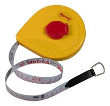 Trena longa arco fechado com fita em fibra de vidro 30mt starrett kts638-30m Trena longa arco fechado com fita em fibra de vidro 30mt starrett kts638-30m