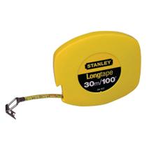 Trena Longa com Fita de Aço 30M Stanley 34-107S Trena Longa com Fita de Aço 30M Stanley 34-107S