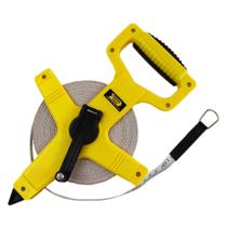 Trena Longa de Medição Aberta Fita de Fibra com 30m - Fertak tools Trena Longa de Medição Aberta Fita de Fibra com 30m - Fertak tools