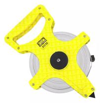 Trena Longa de Medição Aberta Fita de Fibra com 30m Trena Longa de Medição Aberta Fita de Fibra com 30m