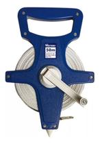 Trena Longa Fita De Vidro Métrica 50 Metros Com Manivela